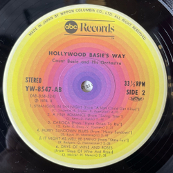 Винтажная виниловая пластинка LP Count Basie And His Orchestra Hollywood (Japan 1978) (No Obi)