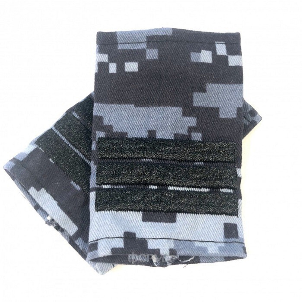 Фальшпогоны серая цифра с вышитыми лычками сержант