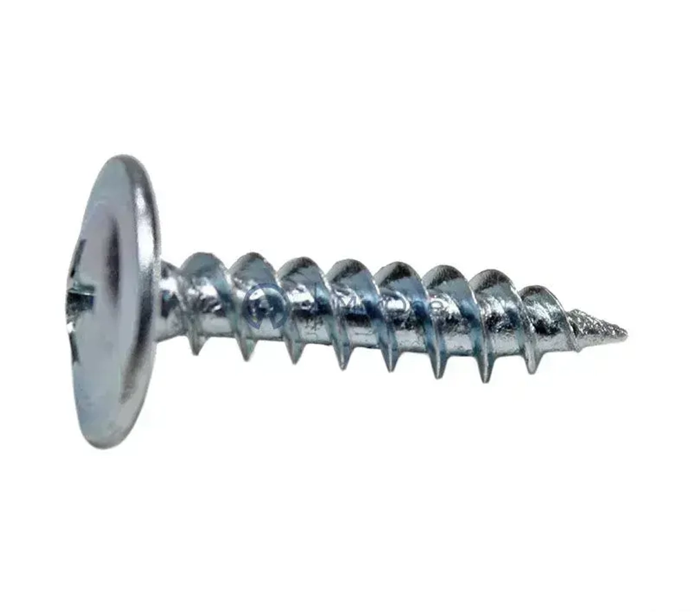 MixOne. cаморез 4,2х19 острый оцинкованный, с прессшайбой, 100 штук