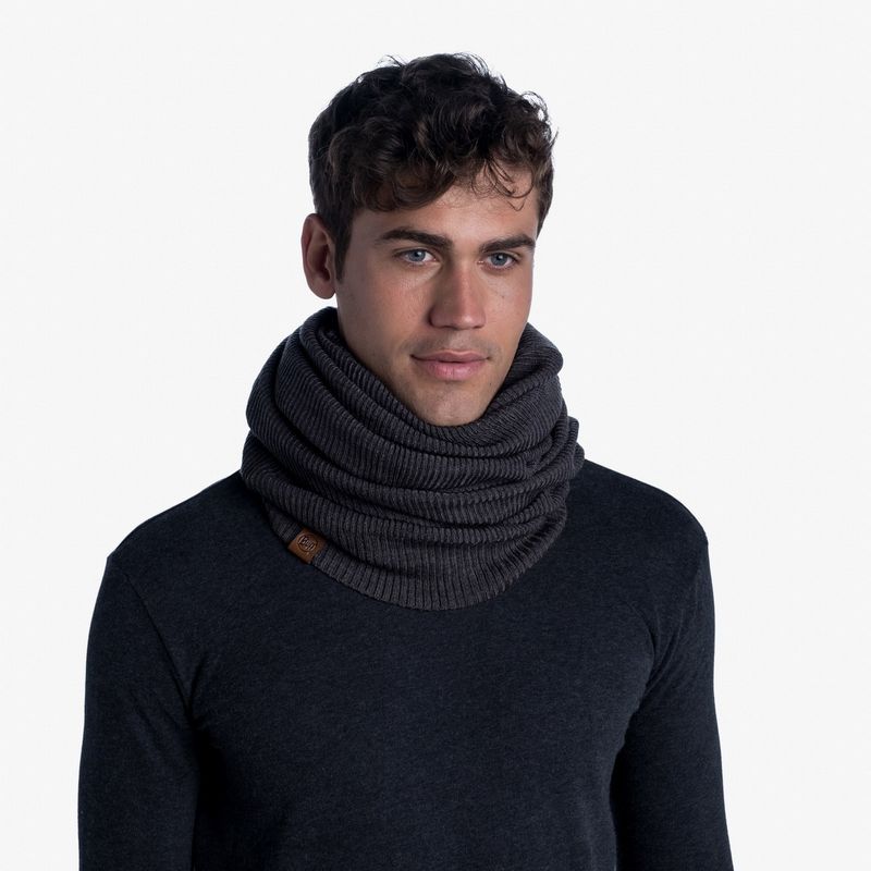 Шарф вязаный Buff Knitted Collar Francis Graphite Фото 3