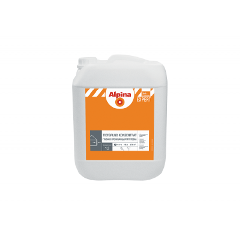 Alpina expert tiefgrund konzentrat грунт-концентрат глубокого проникновения универсальный (10л)