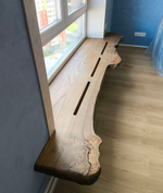 Деревянный подоконник из карагача