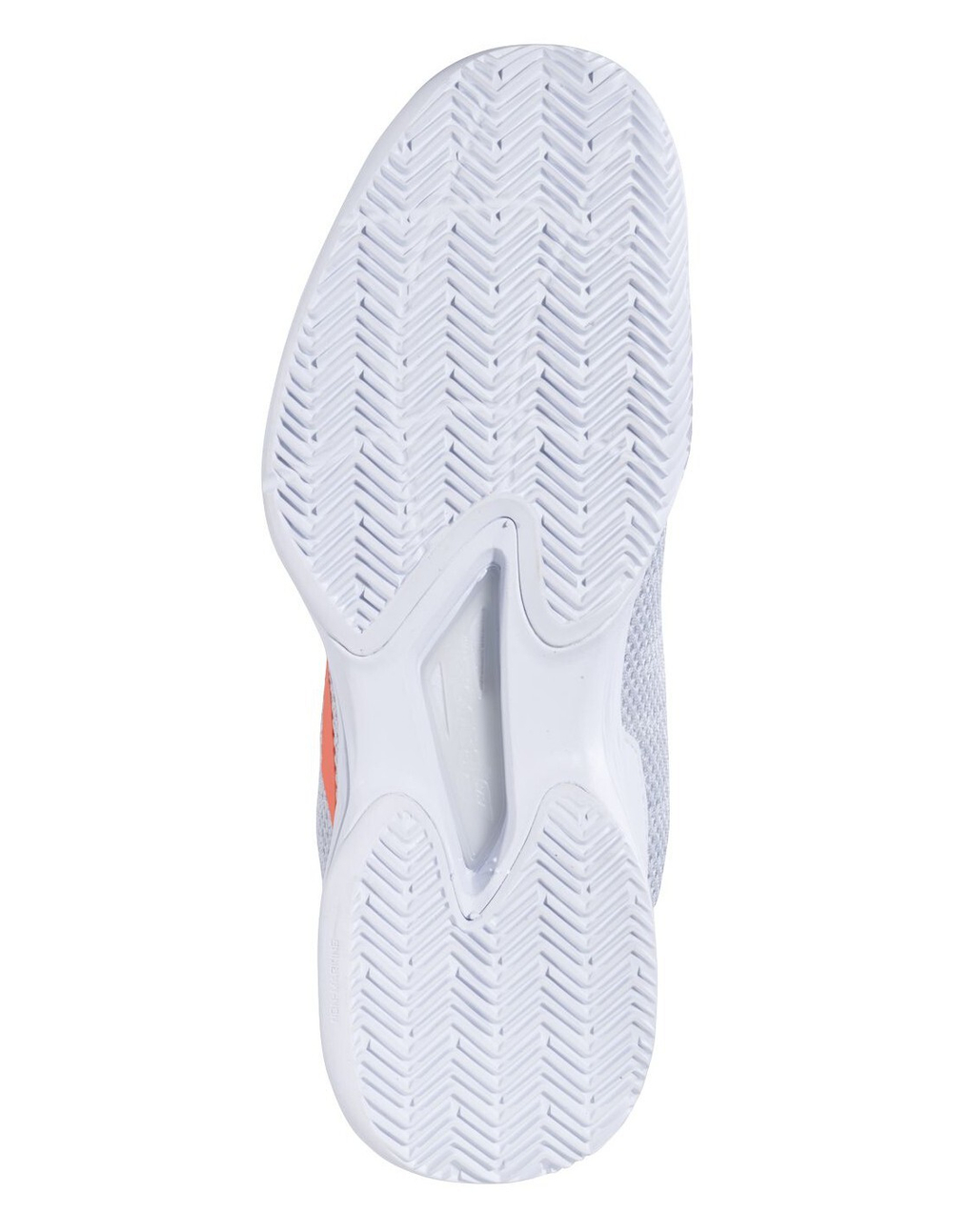 Женские теннисные кроссовки Babolat Jet Tere Clay Women - white/living coral