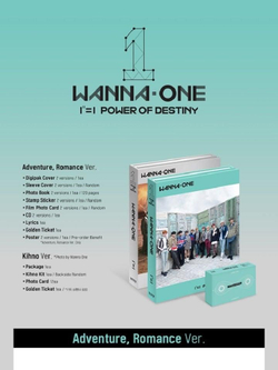 Альбом Wanna One - 1 1 POWER OF DESTINY RANDOM Version