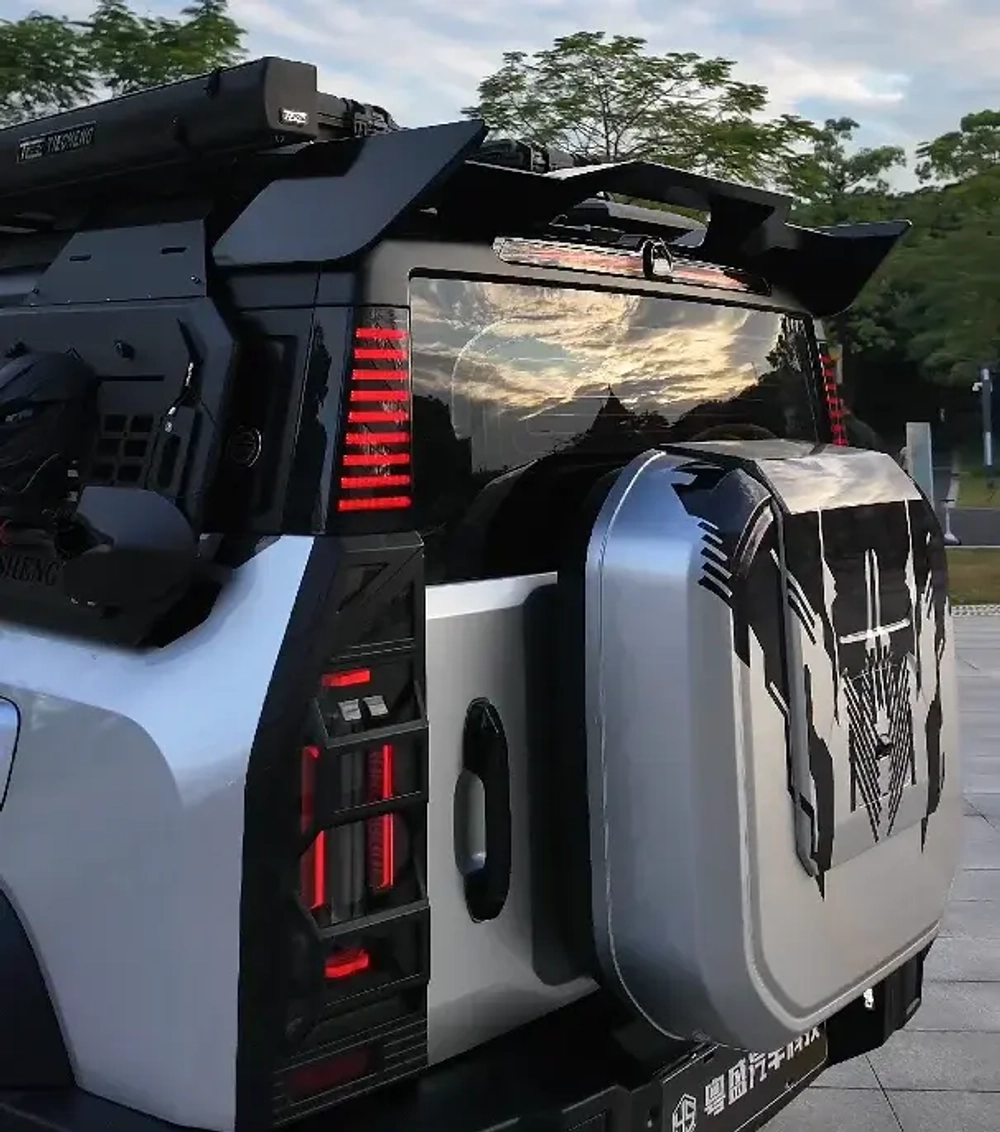 Обвес для Jetour Traveller T2 Джетур Решетка радиатора Накладка на передние фары Капот Люстра на крышу Маркиза