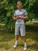 Шорты летние спортивные трикотажные пляжные длинные