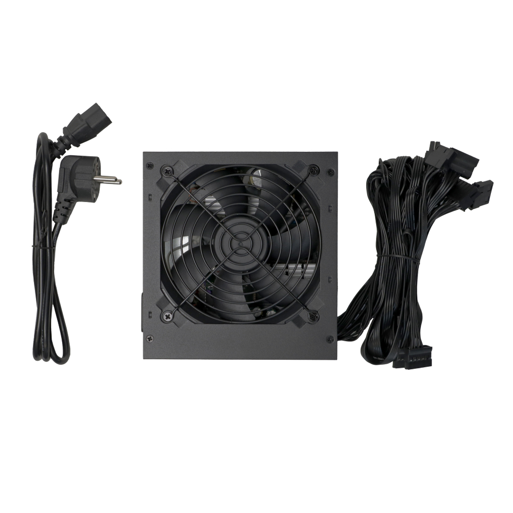 Блок питания ATX TESLA C450, 450W, Bulk, 1x4+4pin, 1x6+2PIN, 4xSATA, 2xMOLEX (TS-C450)