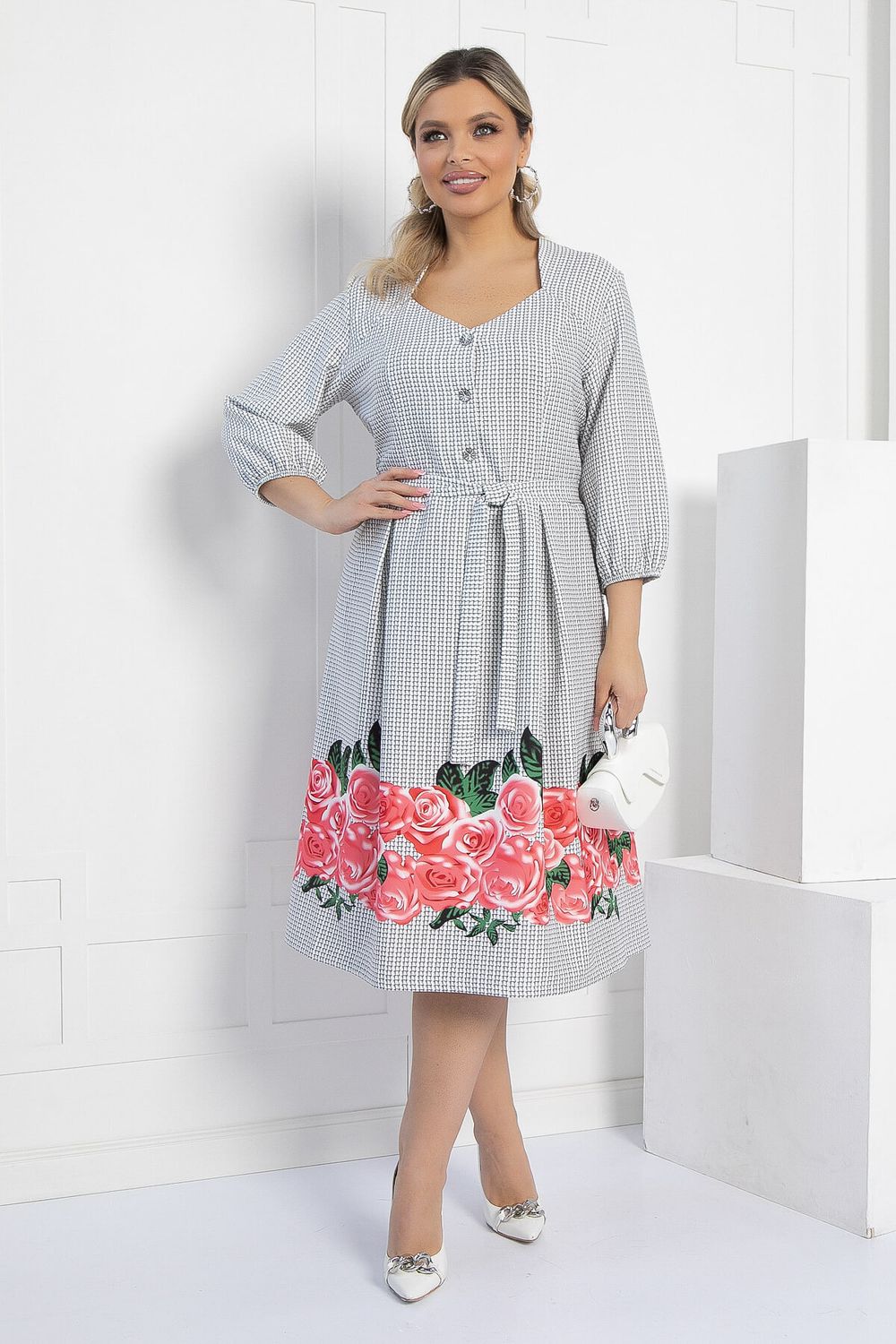 Платье Вершина восхищения (белое) П12880-3М LT Collection