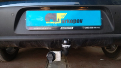 Фаркоп для Kia Soul 2014-2020 Тип шара: A. Нагрузки: 1250/75 кг, KI 28