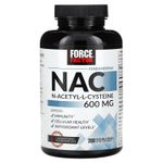 Force Factor, Fundamentals, NAC, N-ацетил-L цистеин, 600 мг, 200 вегетарианских капсул