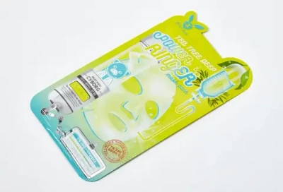 Elizavecca Тканевая маска для лица ЧАЙНОЕ ДЕРЕВО Tea Tree Deep Power Ringer Mask Pack