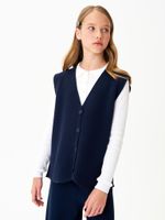 Жилет для девочки в школу AT697 синий