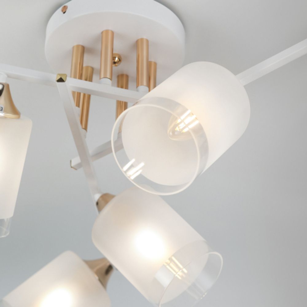 Люстра Rivoli Georgiana 9144-205 6 х Е27 60 Вт модерн | Rivoli