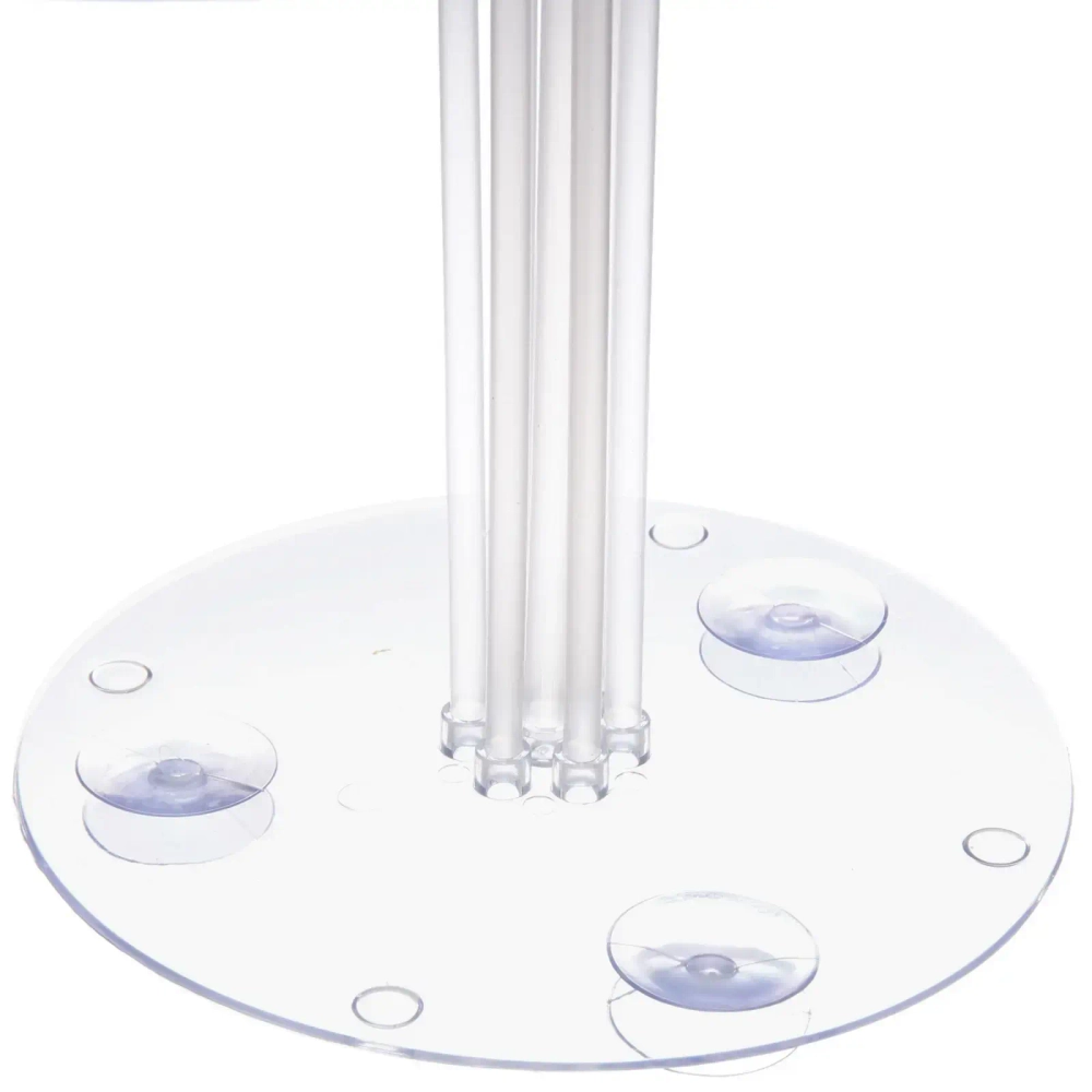 Подставка для шаров «Цветок 1» (основа, 7 палочек с держателями) 67*35*55 см, прозрачный