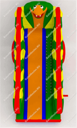 Надувной батут-горка "Кобра"