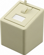 Подставка для кольца/кубик наклонный/выним.вкладыш/язычок/прорезь/окошко/петелька/Н-60 мм.