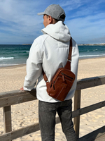 C240009 Camel - Сумка плечевая (слинг) MP