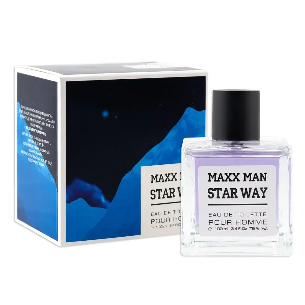 Туалетная вода для мужчин "MAXX MAN STAR WAY" 100мл Россия