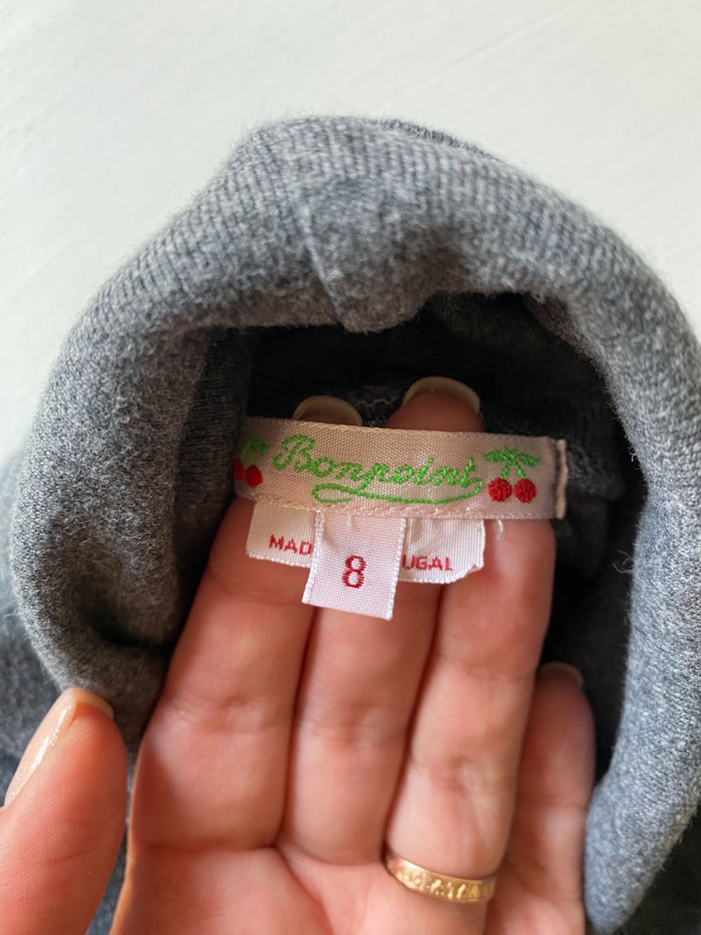 Хлопковая водолазка Bonpoint, 128