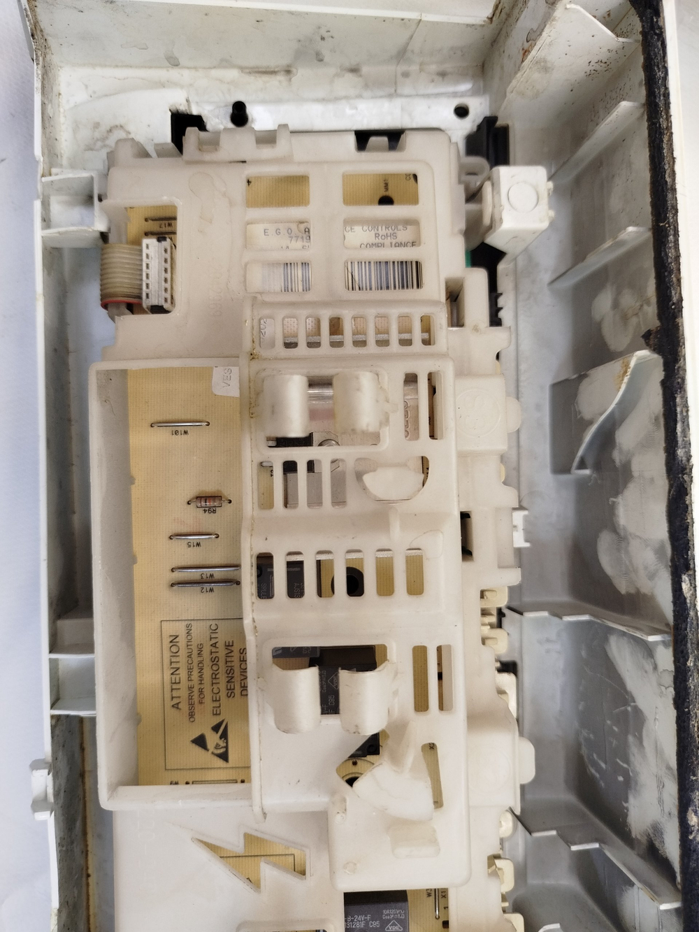 414 Силовой модуль и панель индикации в сборе для стиральной машины Vestel ARWM1041L б/у