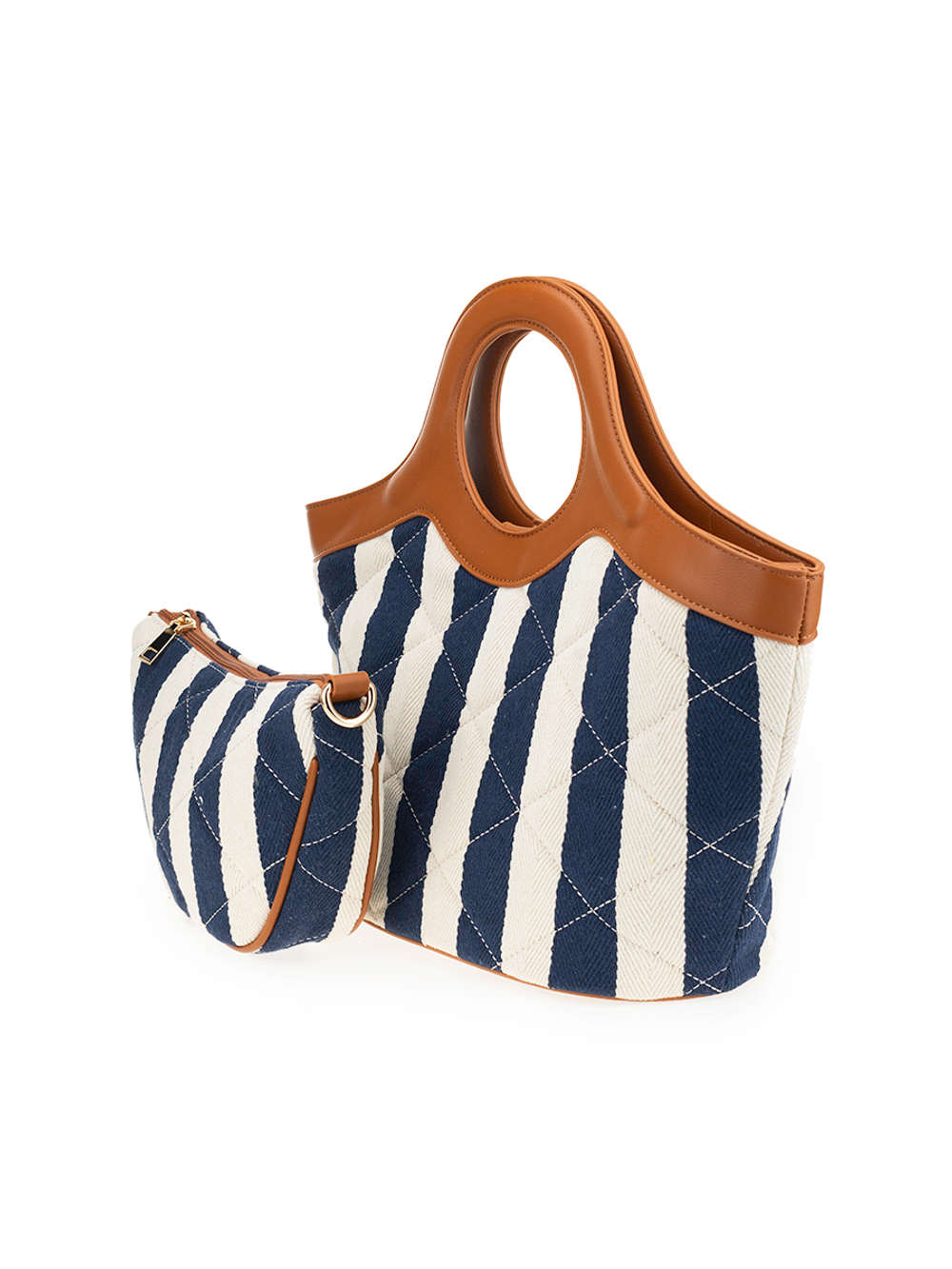 25079/43 Сумка жен., текстиль + иск. кожа