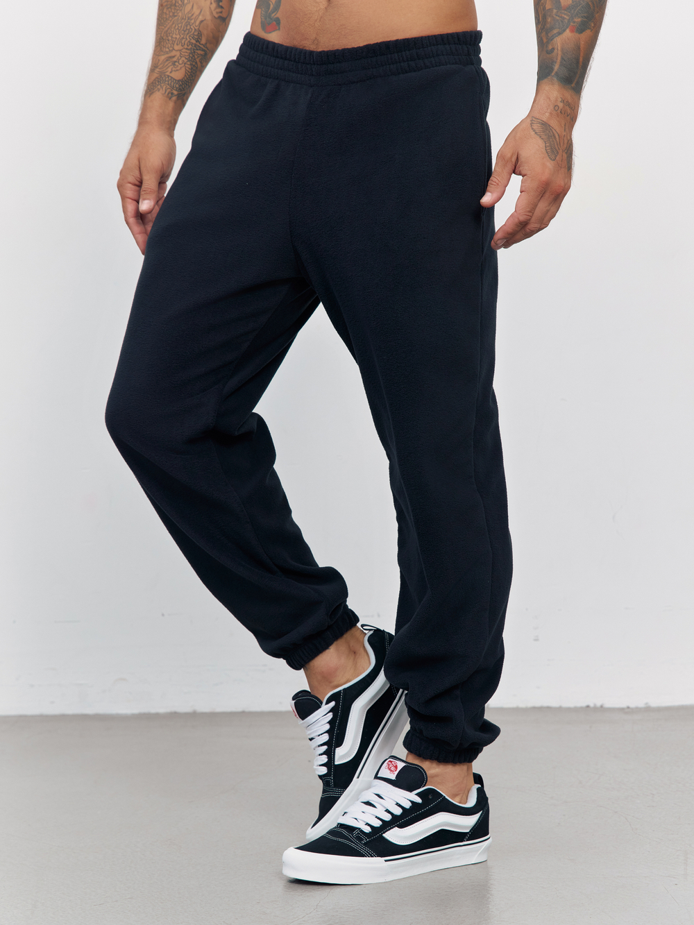 Брюки флисовые(черный)