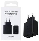 СЗУ Samsung EP-TA220 двухпортовое без кабеля PD 35Вт, черный (EP-TA220NBEGRU)