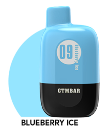 GTM BAR Migo Blueberry ice (Черника-лёд) 5000 затяжек 20мг (2%)