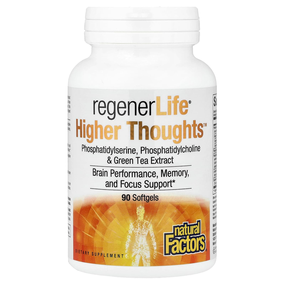 Natural Factors, RegenerLife®, Higher Thoughts™, 90 капсул