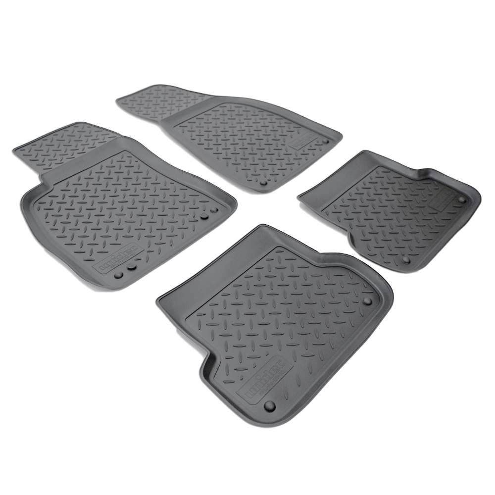Ковры в салон Norplast/Unidec для Audi A4 в кузове B6:8E/B7:8E (2001-2007), Черный, арт.NPL-Po-05-30