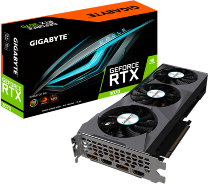 Видеокарта GIGABYTE GeForce RTX 3070 EAGLE OC (GV-N3070EAGLE OC-8GD)