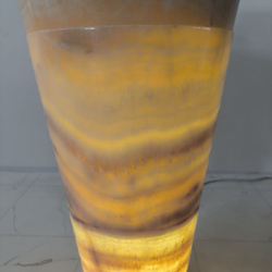 Раковина напольная из оникса Yellow ON-04203 (45*45*90 см)