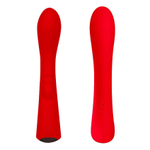 Красный вибромассажер 6  Silicone G-Spot Fun - 19,1 см.