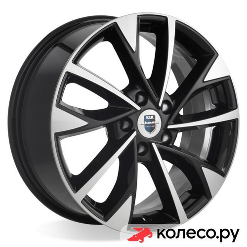 Роквуд (КС900) 7x17/5*114.3 D67.1 ET38 Алмаз-черный