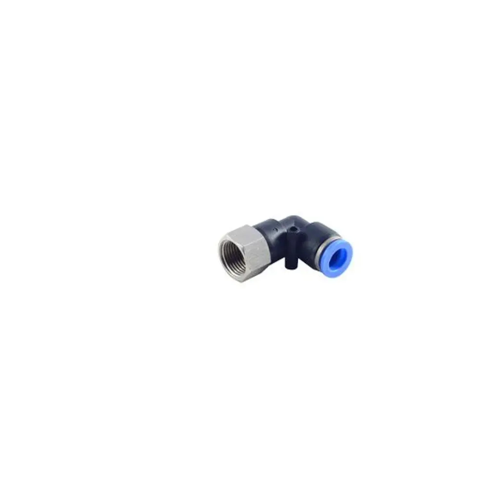 Фитинг угловой для пластиковых трубок 12мм с внутренней резьбой 1/2'' RockForce##Rock FORCE RF-SPLF12-04