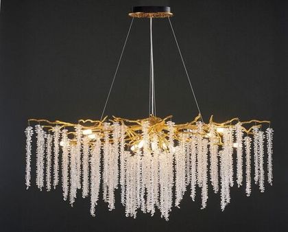 Люстра Coral Crystals Long Copper II L140