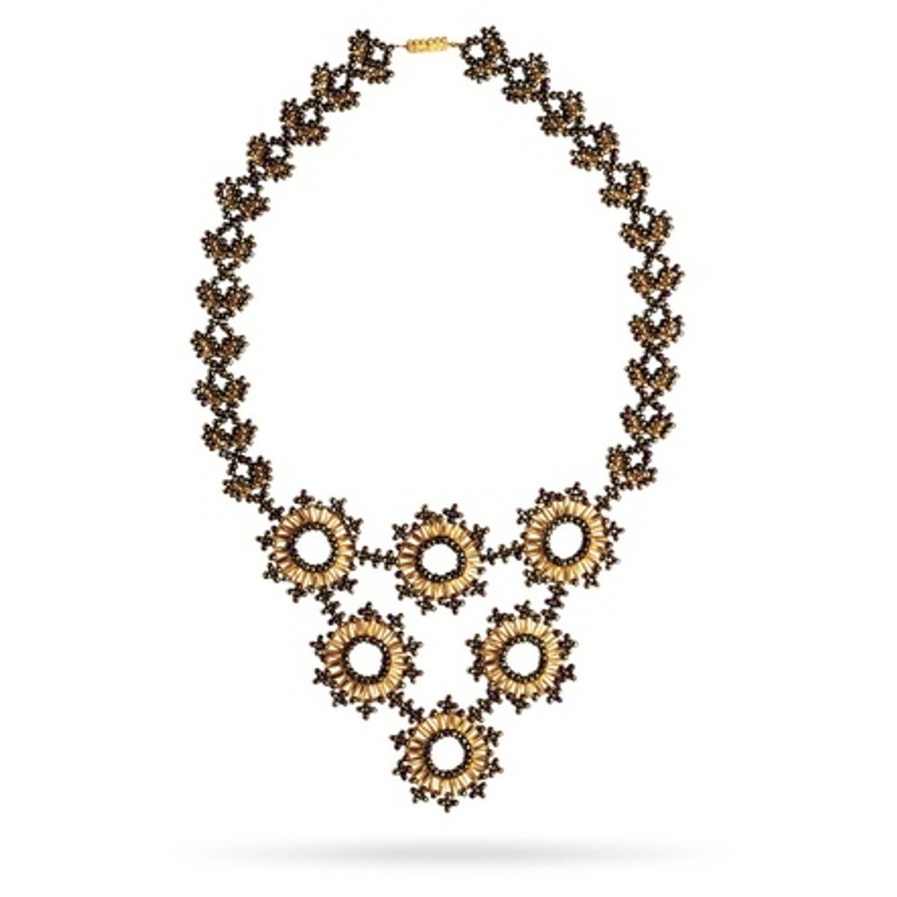 "Колье.Золото инков"-А-101  набор для бисероплетения