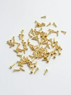 Набор саморезов 1,6х8 мм, золото, 100 шт