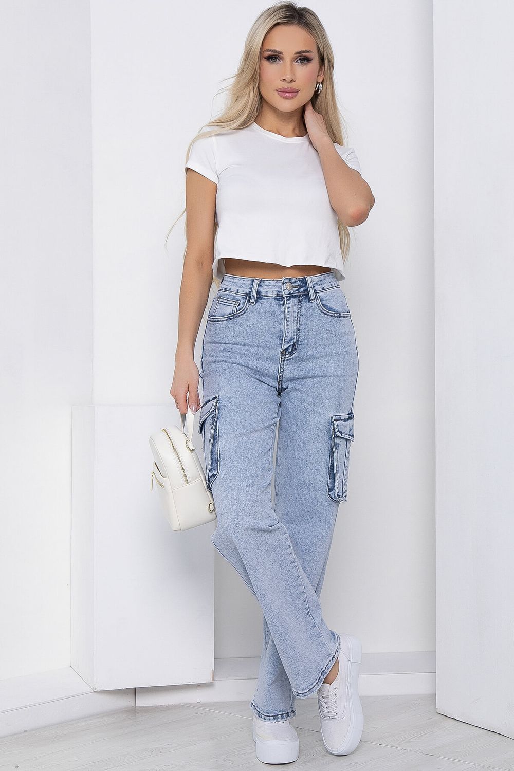 Джинсы "Артемиса" (голубые) Б8608 LT Collection