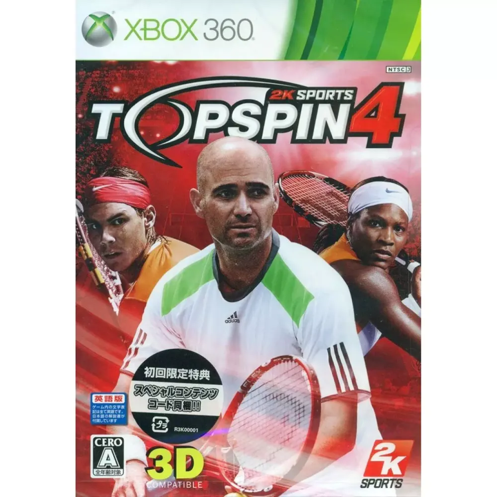 2K Sport Topspin 4 Xbox 360 б/у