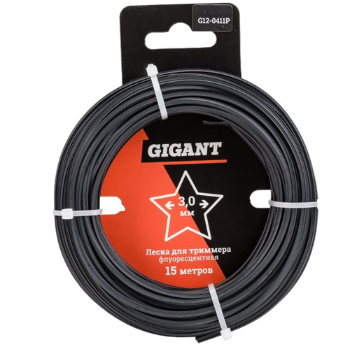Леска для триммера армированная Gigant Звезда G12-0411P 3 мм 15 м