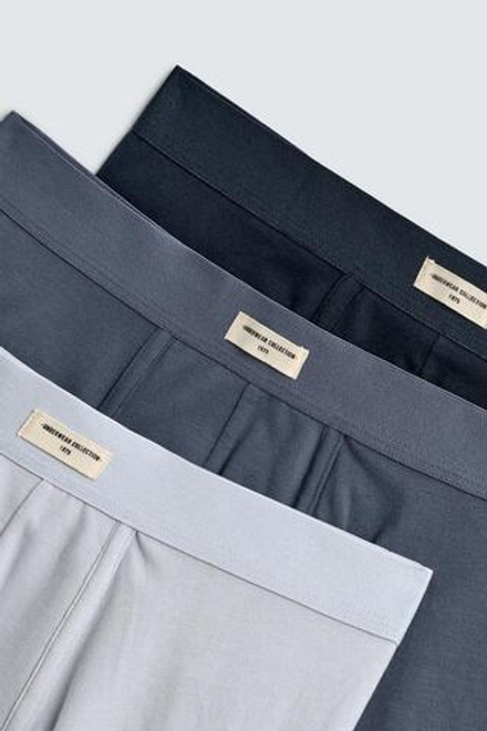 ZARA НАБОР ИЗ ТРЕХ ТРУСОВ-БОКСЕРОВ SOFT, РАЗНОЦВЕТНЫЙ