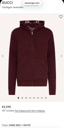 Двухсторонняя толстовка Gucci