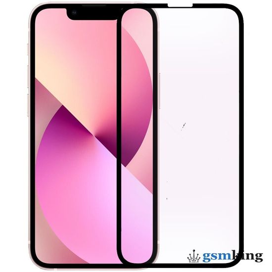 Tempered Glass 3D Full Cover for iPhone 15 Plus Black