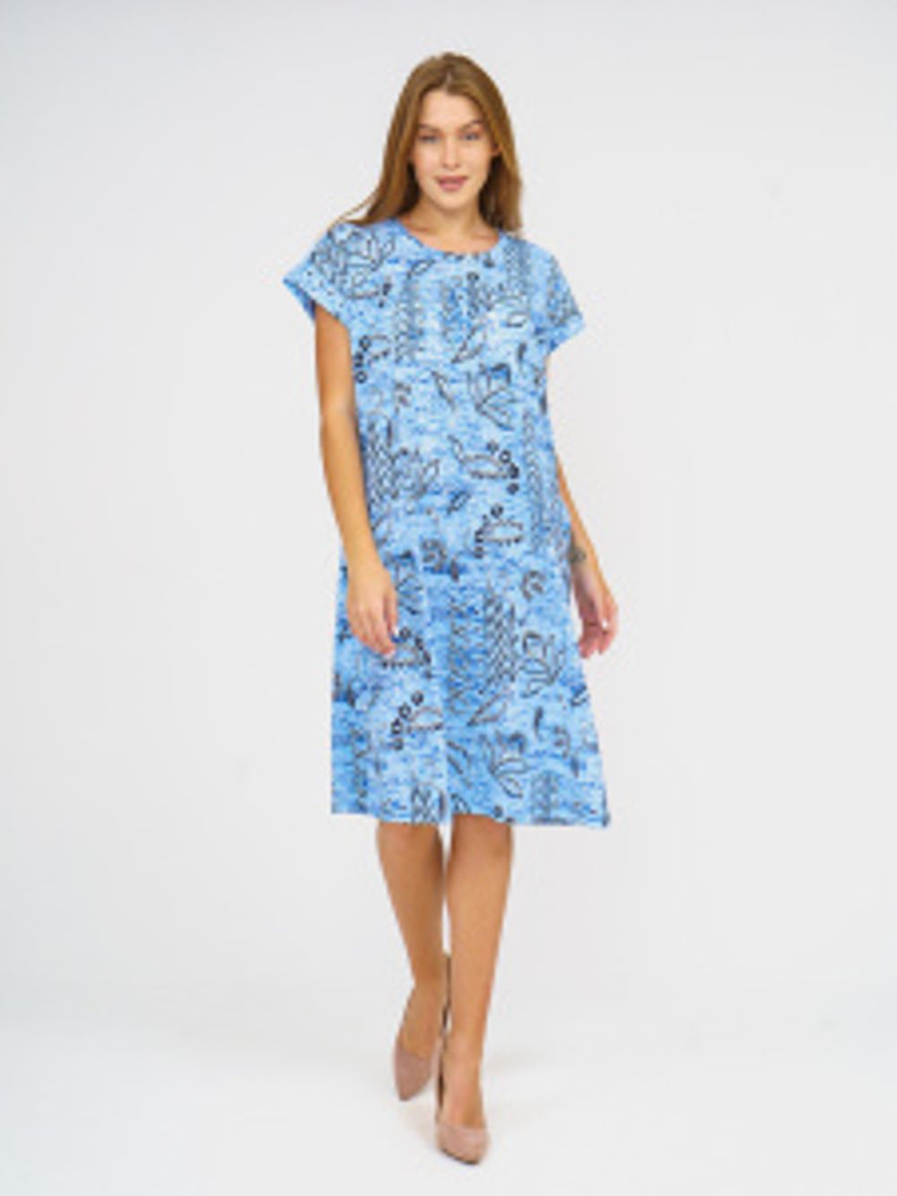 520  Платье  "Голубой" SveTekst (Акция)