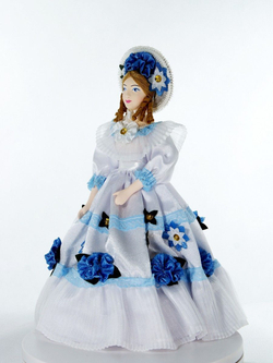 Кукла коллекционная Скарлетт в костюме 19 века США