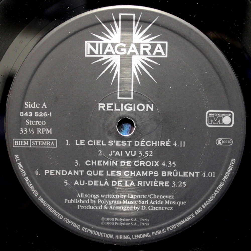 Niagara / Religion (LP)