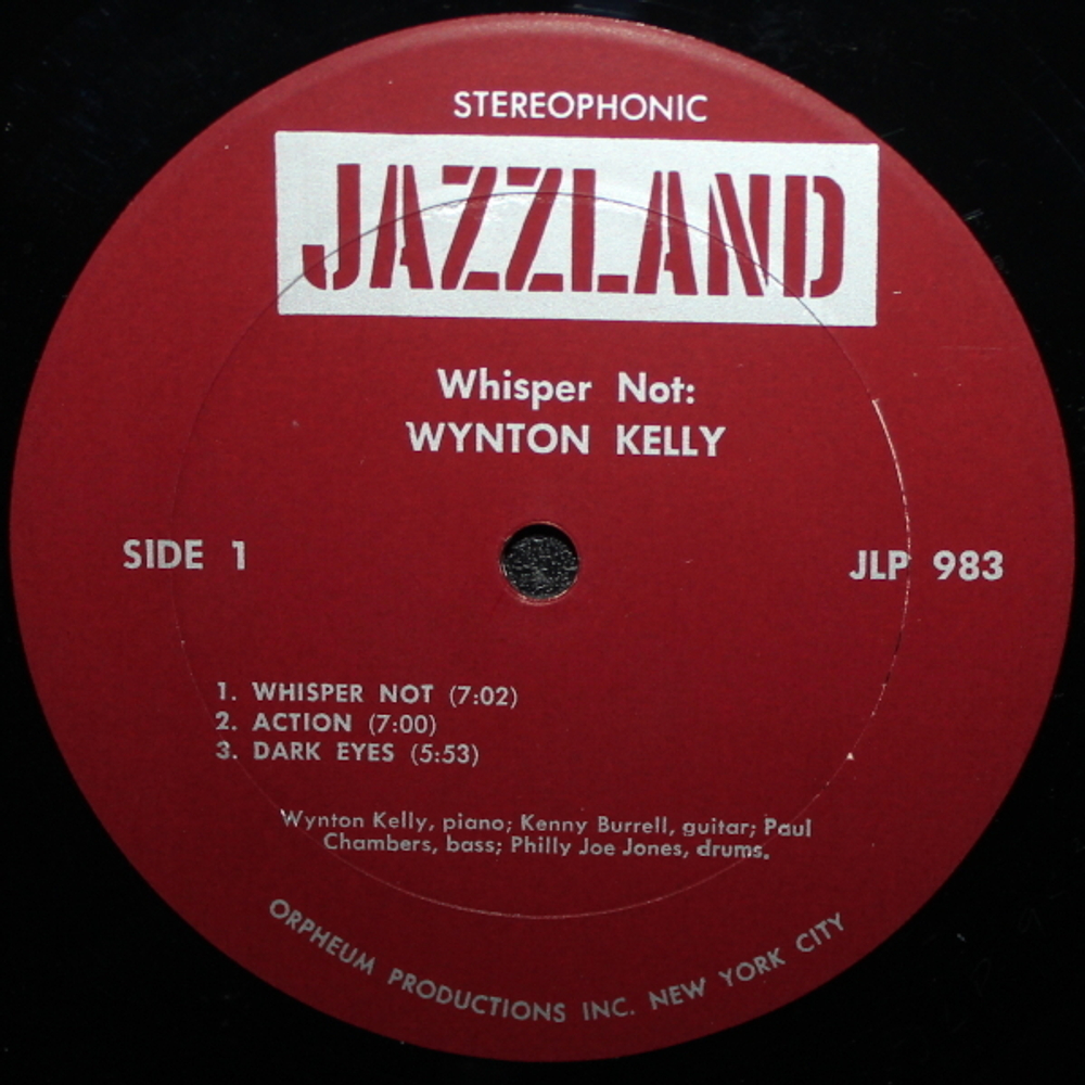 Wynton Kelly / Whisper Not (LP)