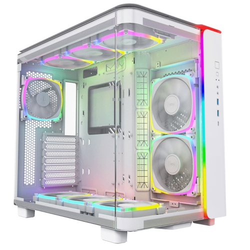 Корпус Midi-Tower Montech KING 95 PRO, ARGB, ATX, Белый (KING95PW)