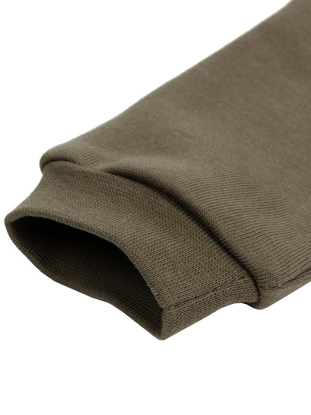 Комбинезон д/новорожд. M1112FN-0/1 футер, р.68-74 т.хаки (Такро)